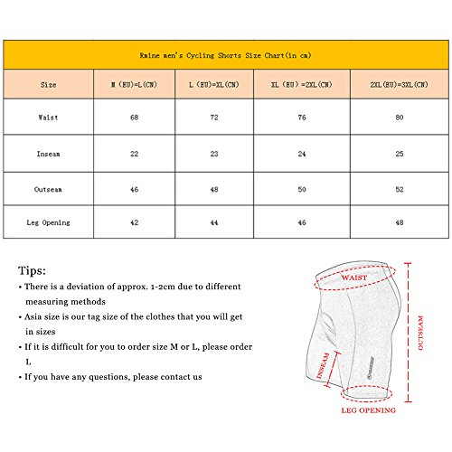 Rmine Herren Radlerhose Kurz mit 3D Sitzpolster - 7