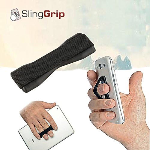 Phone Finger Strap Elastic Large Selfie Grip Strapzy Holder Mobile iPhone 6 7 8 X Samsung Android Phones