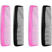 30 Stück Haarkämme Schwarz (12,5 Cm) - Taschenkämme Mit Feinen & Breiten Zähnen Für Männer & Frauen