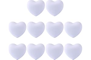 iVansa Pomelli Mobili per Bambini, 10 Pezzi Forma di Cuore Maniglie per Armadio, Cassetto, Bagno, Decorazione per la Cameretta dei Bambini