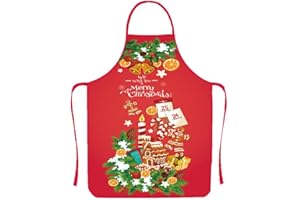 Anzhee 1-2 Stücke lustiges Oktoberfest Weihnachten Schürze kreative Kochschürze Küchenschürze Grillschürze Lustige Motiv Sexy Schürze für Männer Damen Freund Bierfest Party Lustige Schürze Geschenk