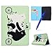 Produktbild Hülle für Kindle Paperwhite 1,Kindle Paperwhite 2 Hülle Case,MoreChioce Ultra Dünn Thin Klappbar Stand Flip Case Etui Bunt Schön Bär Muster PU Leder Smart Cover Auto Sleep / Wake Funktion Inner TPU Back Cover Protective Brieftasche Wallet Case Magnetische für Kindle Paperwhite 1 / 2 / 3 + 1x Blau Stylus Stift
