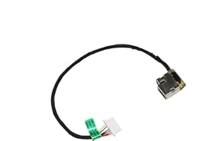 HSSDTECH Connettore Alimentazione Carica DC Power Jack per HP 13-C 14-X 14-Z M6-P 15-AB 15-EF 15-DY 17M-CE 15S-DU 17M-CG 17T-CG 17-CG 17m-bw 17t-bw 15-bs 15-bw 250 255 G6 799749-S17