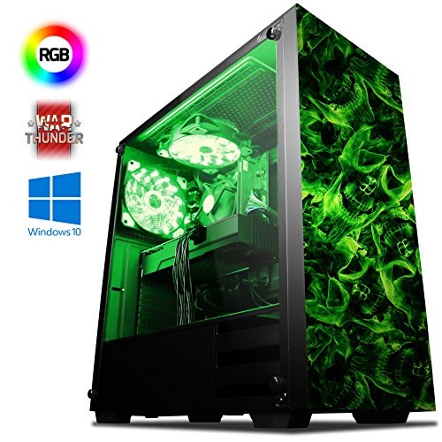 VIBOX Killstreak RSR770-350 Gaming PC Ordenador de sobremesa con War Thunder Cup n de Juego Windows 10 OS 4 1GHz AMD Ryzen 8-Core Procesador Radeon RX 570 Tarjeta Grafica 32GB DDR4 RAM 1TB HDD VIBOX Killstreak RSR770-350 Gaming PC Ordenador de sobremesa con War Thunder Cup n de Juego Windows 10 OS 4 1GHz AMD Ryzen 8-Core Procesador Radeon RX 570 Tarjeta Grafica 32GB DDR4 RAM 1TB HDD