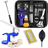 Watch Repair Kit Professionelle Werkzeuge - 501Pcs Uhrwerkstatt Uhren Gehäuseöffner Uhr Pressuhr Batterie Ersatzuhrband Einstellwerkzeug Set für Home Uhrmacher