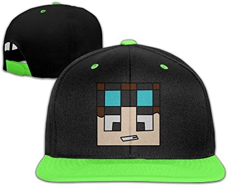 OKGOO Kids The Diamond Minecart DAN TDM Adjustable Snapback Cap Hip-hop Baseball Hat For Kids
