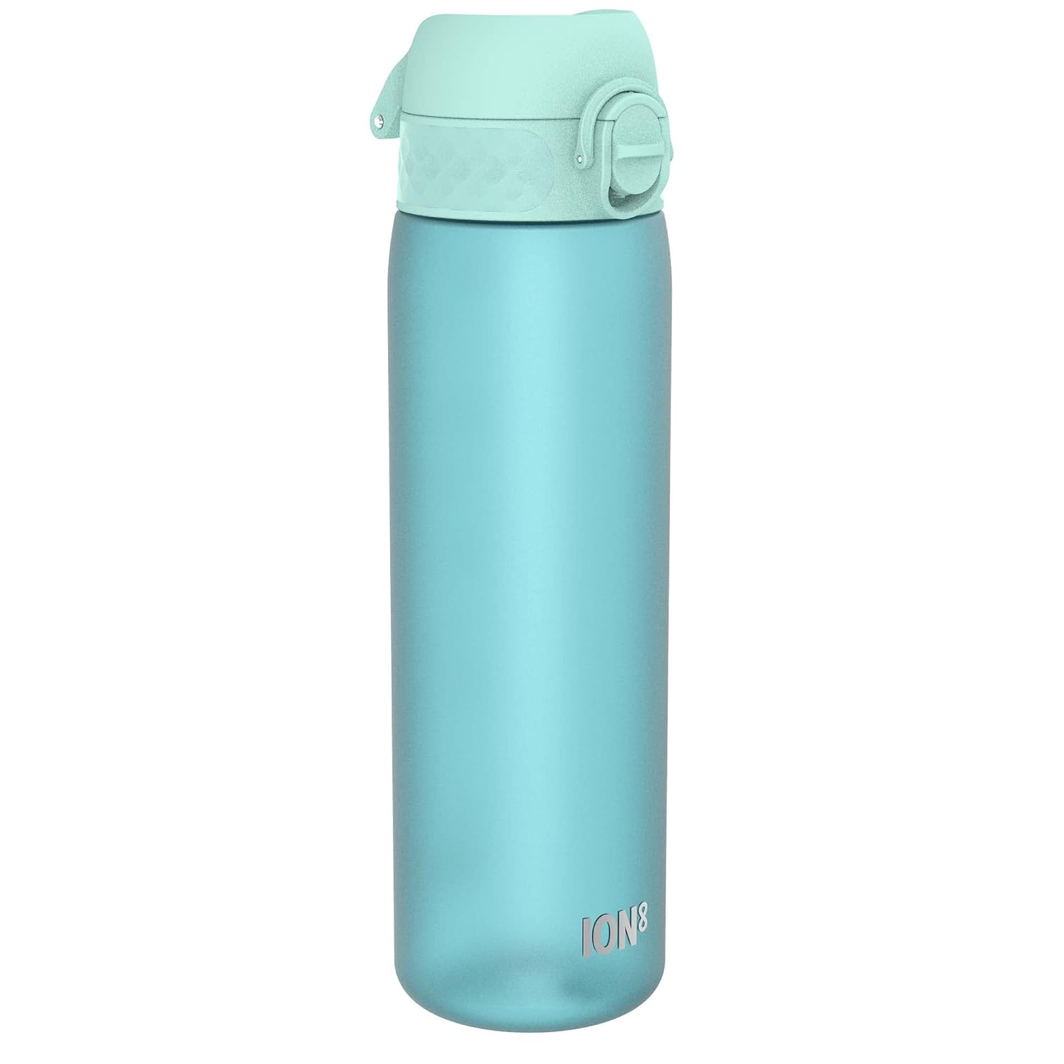 ION8 Waterfles, 500 ml/18 oz, Lekvrij, Makkelijk te Openen, Veilige Vergrendeling, Vaatwasserbestendig, BPA-vrij, Draaghendel, Past in Bekerhouders, Makkelijk Schoon, Geurvrij, Drinkfles Sonicblauw