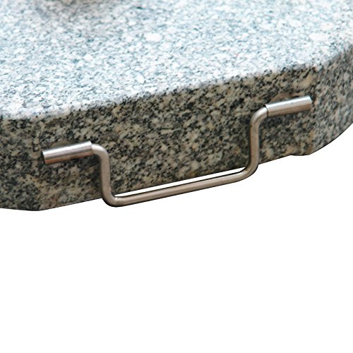 DEMA Sonnenschirmständer rund Ø 45 Granit grau 40 kg - 3