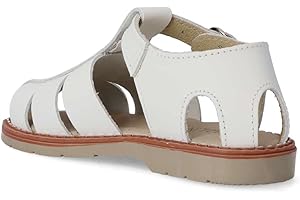 PEKE'S BY VANESSA PEKES Sandalia de piel cómoda niño PET 3129C BLANCO