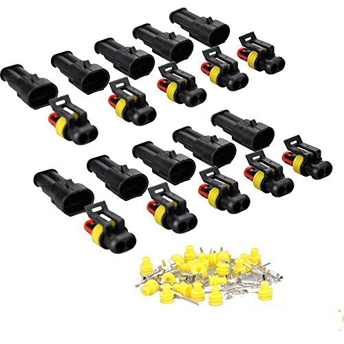 TILY-Wasserdichte Elektrische Draht-Verbindungsstecker für Motorrad-Roller-Auto-LKW - 9