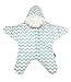 Finerolls Cotton Baby Starfish Sleeping Bag Super Soft Newborn Sleepsack Autumn Winter Warm Strollers Bed Swaddle Blanket Wrap - Suitable for about 0-12M Baby (Green)