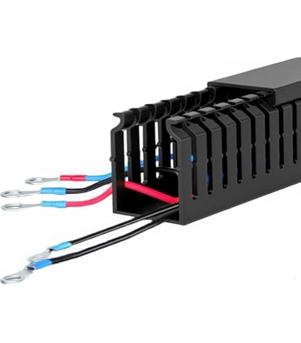 Licatec bedradingskanaal met deksel, installatiekanaal kabelgoot met goedkeuring voor industriële schakelkastbouw, installatiebedrading, machinebouw, 1 m (b x h): 40 x 40 mm