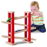 Heros 100027332 – Auto-Rennbahn, 5-teilig, bunt – 38×31 cm – Rollbahn – Made in Germany – Buchenholz - 2