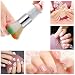 JZF Convenient Colorful Nail Art Dust Brush Remover Cleaner For Acrylic & UV Nail Gel Powder Rhinestones Makeup Foundation