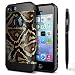 Produktbild iPhone SE Hülle,iPhone 5 / 5s Hülle, Alfort 2 in 1 Schutzhülle Hart PC + TPU Case Cover Telefon Kasten Vollschutz für Apple iPhone SE / 5 / 5s Smartphone für Zu Fuß / Bergsteiger / Radfahren / Kletterei, etc mit Snakeskin Muster + Schwarz Stylus Pen