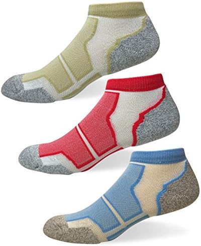 Well Knitting 6 Pairs Women's Coolmax Low Cut Cushion Sports Running Socks