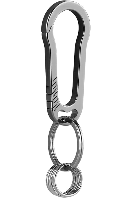 Moschettoni A S Neri - 11 Pezzi, 30x15mm, Lega Di Zinco, Per Outdoor E Attivit&agrave; Sportive