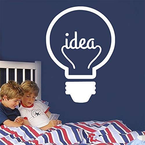 Preisvergleich Produktbild Wandtattoo Schlafzimmer Idee Symbol Glühbirne Für Kinderzimmer Wohnzimmer Dekorationen