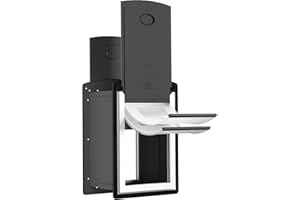 ClawJaw Cat Door for Exterior Wall, Metal Frame and Telescopic Tunnel Pet Door, Double-Sided Wind Deflector and Magnetic Flaps, Energy Efficient, Easy to Install, Black (Pets Up to 22 Lb)-Small