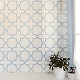 Oktagramm Marokkanisch dekorative Wandschablone - Schablonen für wände - Maler Schablonen