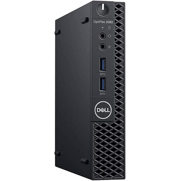 Refurbished) Dell OPTIPLEX 3060 Tiny Desktop (Intel Core i3 8th 