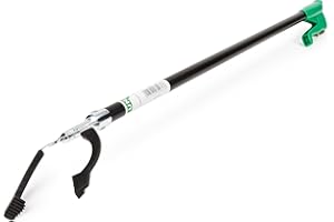 UNGER NiftyNabber Pro Müllzange (130 cm lang, Allzweckgreifer, Stahlrohr, Abfallgreifer, Öffnungsmaß Klauen 15 cm) NN140
