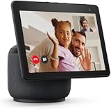 Echo Show 10 (3. Generation) | Hochauflösendes Smart Display mit Bewegungsfunktion und Alexa, Anthrazit