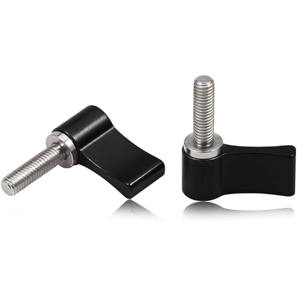 Uxcell M8 X 20mm Adjustable Clamping Lever Handle – Push Button Quick Release, Black, Zinc Alloy & Steel - View #11