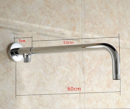 Aothpher Wand montiert Dusche Arme mit Halter, Edelstahl, 53 cm - 8