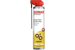 SONAX Silicona con EasySpray (400 ml) - lubricante para protección de piezas metálicas y plásticas. Elimina ruidos y resiste al agua | N.° 03483000