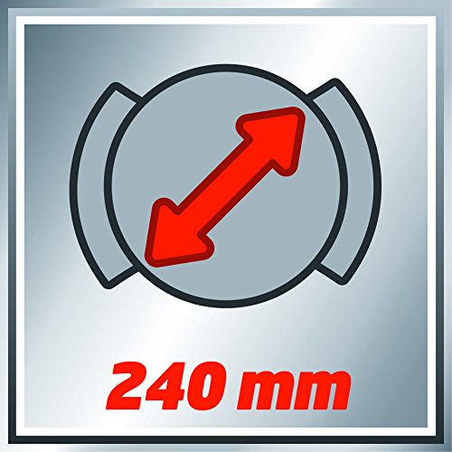 Einhell Auto Poliermaschine CC-PO 90 (90 W, Polierteller 240 mm, 3700 min-1, inkl. 1 Textil- und 1 Synthetik – Polierhaube) - 7
