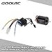 Produktbild GoolRC 540 35T 4 Polen Brushed Motor und WP-1060-RTR 60A Wasserdichtes Brushed ESC Elektronische Drehzahlregler mit 5V / 2A BEC für 1/10 RC Auto