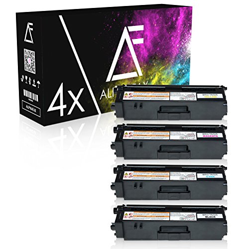 4 Toner für Brother TN325 für Brother DCP-9055CDN, DCP-9270CDN, HL-4140CN, HL-4150CDN, HL-4570CDW, MFC-9460CDN, MFC-9465CND, MFC-9970CDW - Schwarz je 4.000 Seiten, Color je 3.500 Seiten