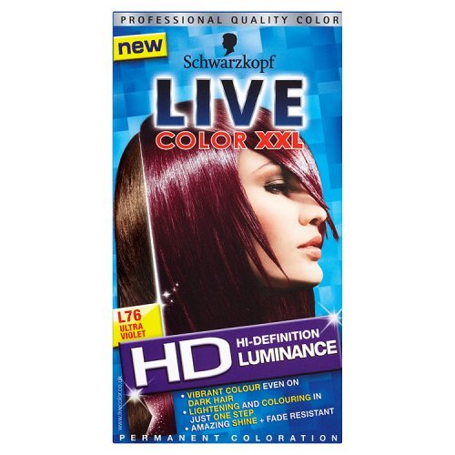 Schwarzkopf LIVE Color XXL Luminance L76 Ultra Violet Hair Colour