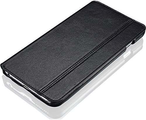KAVAJ iPhone 6S/6 Plus Case Leather "Dallas" Black - Genuine Leather Cover With Business Card Holder. Slim Fit Flip Case As Premium Accessory For The Original Apple iPhone Doubles As A Wallet.