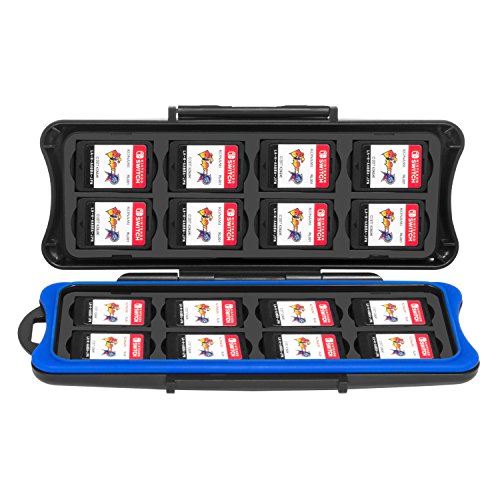 Nintendo Switch Spiel Tasche, Keten Game Cards Box, Wasserdichte Anti-Schock Hlle, Box fr SD Speicherkarten, 32 Slots fr 16 Stck Switch Game Cards und 16 Micro-SD Karten Nintendo Switch Spiel Tasche, Keten Game Cards Box, Wasserdichte Anti-Schock Hlle, Box fr SD Speicherkarten, 32 Slots fr 16 Stck Switch Game Cards und 16 Micro-SD Karten