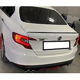 Spoiler Fiat Egea İle Uyumlu Bagaj &Uuml;zeri &Ccedil;ıta - Spoiler Pianoblack - Parlak Siyah + &Ccedil;ift Taraflı Bantlı