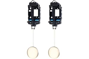 St. Leonhard Pendel für Uhr: Pendel-Antriebsmodul für Uhrwerke, mit Metallpendel 2er-Set (Moduk für Uhrwerk mit Pendel, Pendel-Antriebseinheit, Funkuhrwerk)