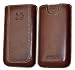 Produktbild Original Suncase Tasche für / Emporia PURE / Leder Etui Handytasche Ledertasche Schutzhülle Case Hülle - Lasche mit Rückzugfunktion* in braun