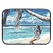 Produktbild Portable Waterproof Laptop Linner Bags - Summer Tropic Beach Girl 13/15 Inch Computer Briefcase Sleeve Bags Notebook Case