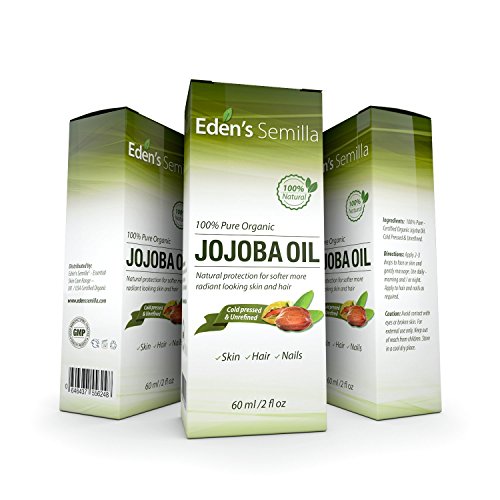 Jojobaöl – 60ml – 100% ORGANISCH zertifiziert – Bester natürlicher Öl-Feuchtigkeitsspender für strahlende Haut, seidenweiche Haare und starke Nägel – Ideal für empfindliche Haut – Rundum Schutz Tag & Nacht – Kaltgepresst & Unraffiniert - 3