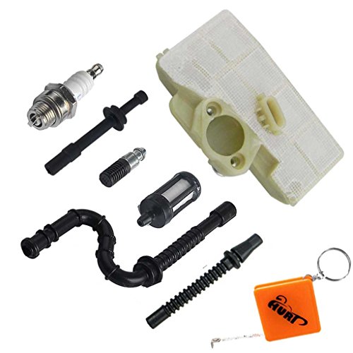 HURI Service Kit Zündkerze Luftfilter Benzin / Öl Schlauch Filter für Stihl Kettensäge 029 039 MS290 MS310 MS390 Ersatz 1127 120 1621