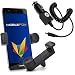 Produktbild Mobilefox KFZ Handy Lüftungshalterung 360° verstellbar inkl. Micro-USB Ladekabel SET für Huawei Ascend P7/Mate 7/8/9/S Schwarz