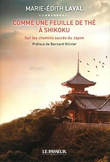 jaquette livre Comme une feuille de thé à Shikoku : Sur les chemins sacrés du Japon