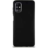 KZY İletişim Samsung Galaxy M51 ile Uyumlu Kılıf Soft Premier Renkli Silikon Kapak - Siyah