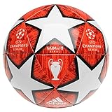 balones champions 2019 UEFA Liga de Campeones marca adidas Madrid 2019 Juego Final Liga de Campeones, Capitano Réplica Bola Partido balón Adulto, Rojo/Blanco tamaño 5