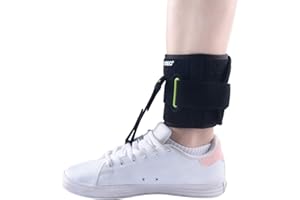 KONMED Adjustable Drop Foot Support AFO AFOs Brace Strap Elevator Poliomyelitis Hemiplegia Sroke Universal Size