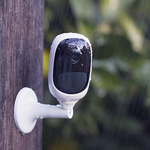 Camara IP WiFi de videovigilancia 100% inalámbrica (con batería recargable) FullHD 1080p, visión nocturna y detección de movimiento PIR, vigilancia para interior o exterior