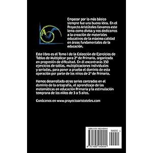350 Ejercicios - Las Tablas de Multiplicar (Tomo I) - Segundo de Primaria: Volume 1 (Colección de Actividades de Tablas de Multiplicar) - 97814954494