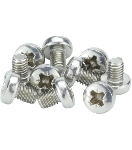 Viti Autofilettanti In Acciaio Inox 304 A2-70 - Set M3.5 X 65mm, 20 Pezzi, Testa Tonda/croce, Per Legno